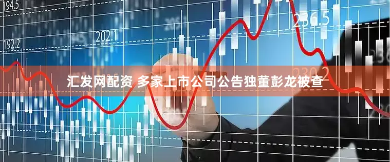 汇发网配资 多家上市公司公告独董彭龙被查