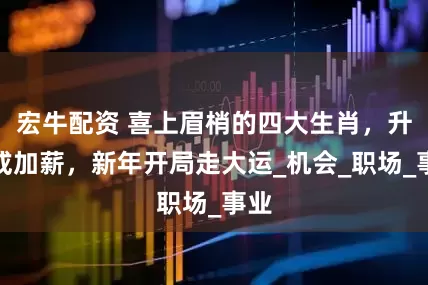 宏牛配资 喜上眉梢的四大生肖，升职或加薪，新年开局走大运_机会_职场_事业