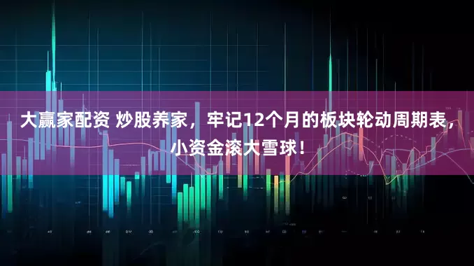 大赢家配资 炒股养家，牢记12个月的板块轮动周期表，小资金滚大雪球！